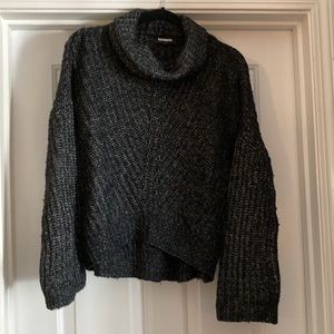 Polyester and acrylic sweater